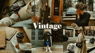 Vintage  Lightroom Mobile Presets  Vintage Lr Preset  Retro Preset  Classic Preset  Old Preset [upl. by Sihunn]