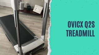 OVICX Q2S Folding Portable Treadmill Review Manual  OVICX Compact Walking Running Machine for Home [upl. by Sculley]