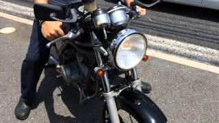 SRX600 カスタム 実働車 FCR エンジン始動動画 [upl. by Schwing]