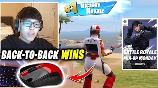 AsianJeff tries his NEW MOUSE amp gets his First Win in a Fortnite Tournament [upl. by Kannav]