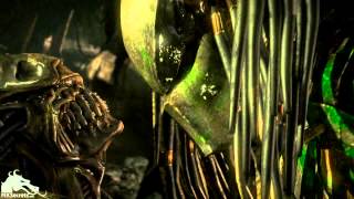 Mortal Kombat XL Alien Deadly Hybrid Fatality On Predator [upl. by Ayra]