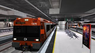 R2Sud Semidirecto de verdad  Ruta Catalunya Express  Train Simulator Classic [upl. by Hgielrak]