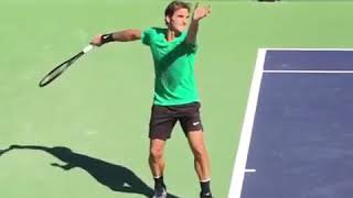 Il servizio di Roger Federer 2017 [upl. by Herod683]