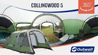 Outwell Collingwood 5 Tent  360 video 2019 [upl. by Sergio]