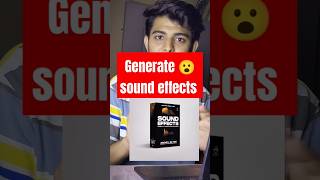 Create Sound Effects for Video Editing EASILY usamaknows soundeffects shortsyoutube [upl. by Harobed]