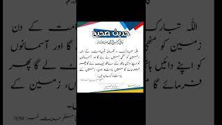 قیامت کے بارے میں حدیث صحیہ ✨✨✨✨✨ [upl. by Eed]