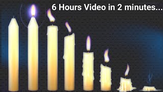 Melting Candle Time Lapse Video  Interesting Time Lapse Videos  Time Lapse [upl. by Wareing]