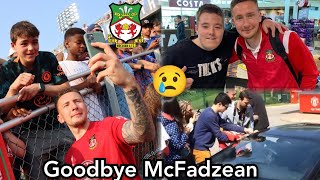 Sad McFadzean 😭 Goodbye Wrexham message 🙏🏼 ✅ confirmed departure as Phil Parkinson dont [upl. by Elatnahs]