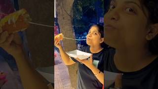 Corn 🌽 Dog Review trending food viralvideo streetfood foodie corndog review exploremore [upl. by Iznekcam]