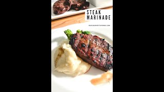 Tenderizing Steak Marinade [upl. by Keriann]