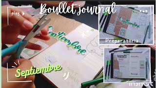 boullet journalplaneación semanal📝horario new calendario etc📝🕯️ [upl. by Yarised]