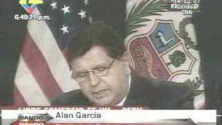 Alan García habla en inglés y llama quotExcelenciaquot a Bush O [upl. by Dygal582]