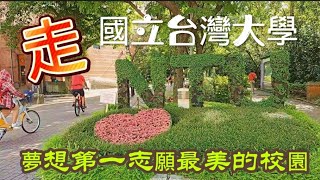 走 國立台灣大學 夢想第一志願最美的校園台灣 大學 打卡地 輕旅遊 建築 夢想 台大 校園風景 [upl. by Coward]