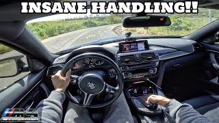 Can It Handle 6Speed Manual BMW M4 Competition Canyon Run POV Drive [upl. by Nerty]