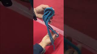 Figure of 8 knot tripple loop knot rope mountains climbing advanture trending youtubeshorts [upl. by Bergeman]