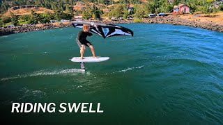 How to Ride Swell Wingfoiling [upl. by Che467]