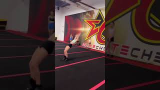 HOW TO DO A ROUNDOFF HANDSPRING LAY shorts [upl. by Aisatana]