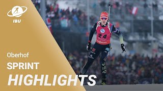 Oberhof 2023 Women Sprint Highlights [upl. by Ylenats]