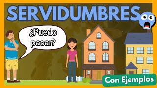 🔵 La SERVIDUMBRE Descubre qué es y sus tipos【DERECHO CIVIL con EJEMPLOS [upl. by Ellenwad476]