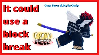 Using ONE SWORD STYLE ONLY in Arena 1v1s in Grand Piece Online GPO [upl. by Sixele]