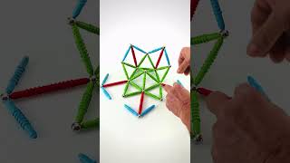 Educational Magnetic Toys building a new shape everyday magnetic satisfying asmr magnetictoys [upl. by Gregoire581]