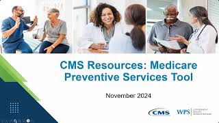 Encore CMS Resources Medicare Preventive Services Tool [upl. by Aita]