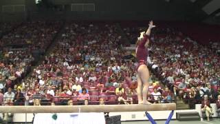 Alabama Gymnastics Kayla Williams on the Balance Beam vs North Carolina [upl. by Wightman857]