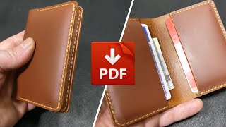 📌CARTERA SIMPLEcon PDF patrón descargablemuy fácil para practicar📍COMO hacer cartera a MANO [upl. by Icul]