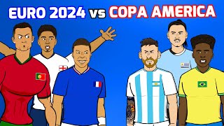 EURO 2024 vs COPA AMERICA  who wins🏆 [upl. by Azriel]