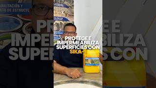 Protege e Impermeabiliza superficies con SIKA1🔺 sika shorts construccion [upl. by Isbel415]