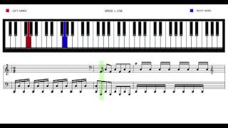 Also Sprach Zarathustra  Intro Easy Piano Version by Strauss Richard [upl. by Eliathan]