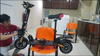 Crony Unboxing electric scooter [upl. by Akila]