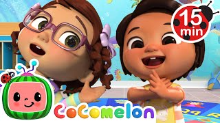 Head Shoulders Knees amp Toes  Body Song  Nina Sing Along  CoComelon Nursery Rhymes amp Kids Songs [upl. by Icart]