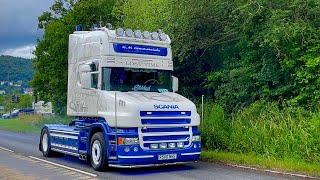 Trucks Leaving TRUCKFEST MALVERN  LOUD V8 Pipes  4K [upl. by Fevre]