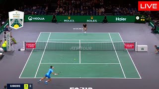 LIVE Novak Djokovic vs Andry Rublev  Paris Bercy Masters 2023  SemiFinal  LIVE Tennis Kabou [upl. by Adalard]