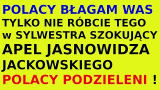 Jasnowidz Jackowski przepowiednia Sylwester witanie Nowego Roku [upl. by Reld]