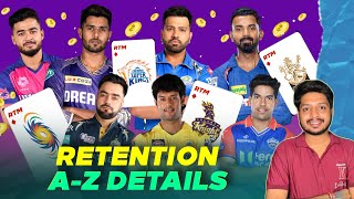 IPL 2025  Retentions  AZ Details  Auction  Cricket Fatafat  EP 1355  MY Cricket Production [upl. by Ennahteb]