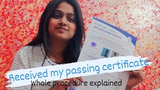 Received my FMGE passing certificate How to collect FMGE passing certificateDocuments required [upl. by Ahsitneuq]