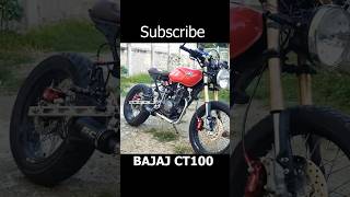 Bajaj CT100 Scrambler SC Project Exhaust Sound No Silencer bajajct100 bajaj scproject [upl. by Faxen]