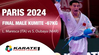 Best Bouts of Paris 2024  L Maresca  S Oubaya  WORLD KARATE FEDERATION [upl. by Anigal]