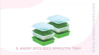 Top 10 Best Seed Sprouter Trays Reviews [upl. by Drugi796]