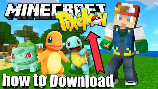 Minecraft Pokemon mod download Pokemon mod for Minecraft pocket edition  Pixelmon mod minecraft pe [upl. by Airtina556]