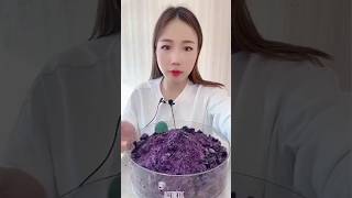 QIAN BLACK WOLFBERRY CRUSHED ICE ASMR ONLY BITES [upl. by Nivan]