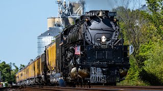 Union Pacifics Big Boy 4014 across Illinois [upl. by Tnafni]