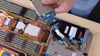 Lenovo ThinkSystem SD650N V3 installing an M2 backplane [upl. by Bianca618]