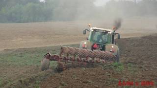 BIG FENDT 936 vario  ploughing at Portugal Feira do MilhoAGROGLOBAL [upl. by Yboj]