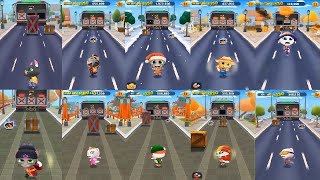 Talking Tom Gold Run Talking Becca VS Fortune TOM GENERAL SANTA TOM FARMER GINGER Angela Boss Fight [upl. by Latyrc746]