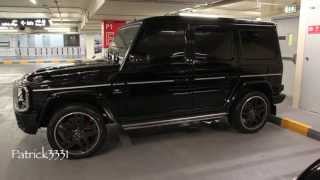 G63 AMG V8 Biturbo MercedesBenz in piano black [upl. by Eizdnil]