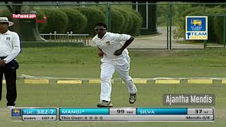 Ajantha Mendis returns to firstclass cricket [upl. by Arnelle60]