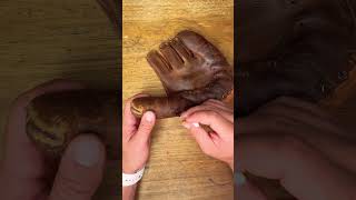 Vintage baseball glove restoration baseball vintage restoration gloverepair gloverelace relace [upl. by Odraccir688]